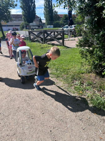 Sportovní sice naší školky a FK Baník Sokolov